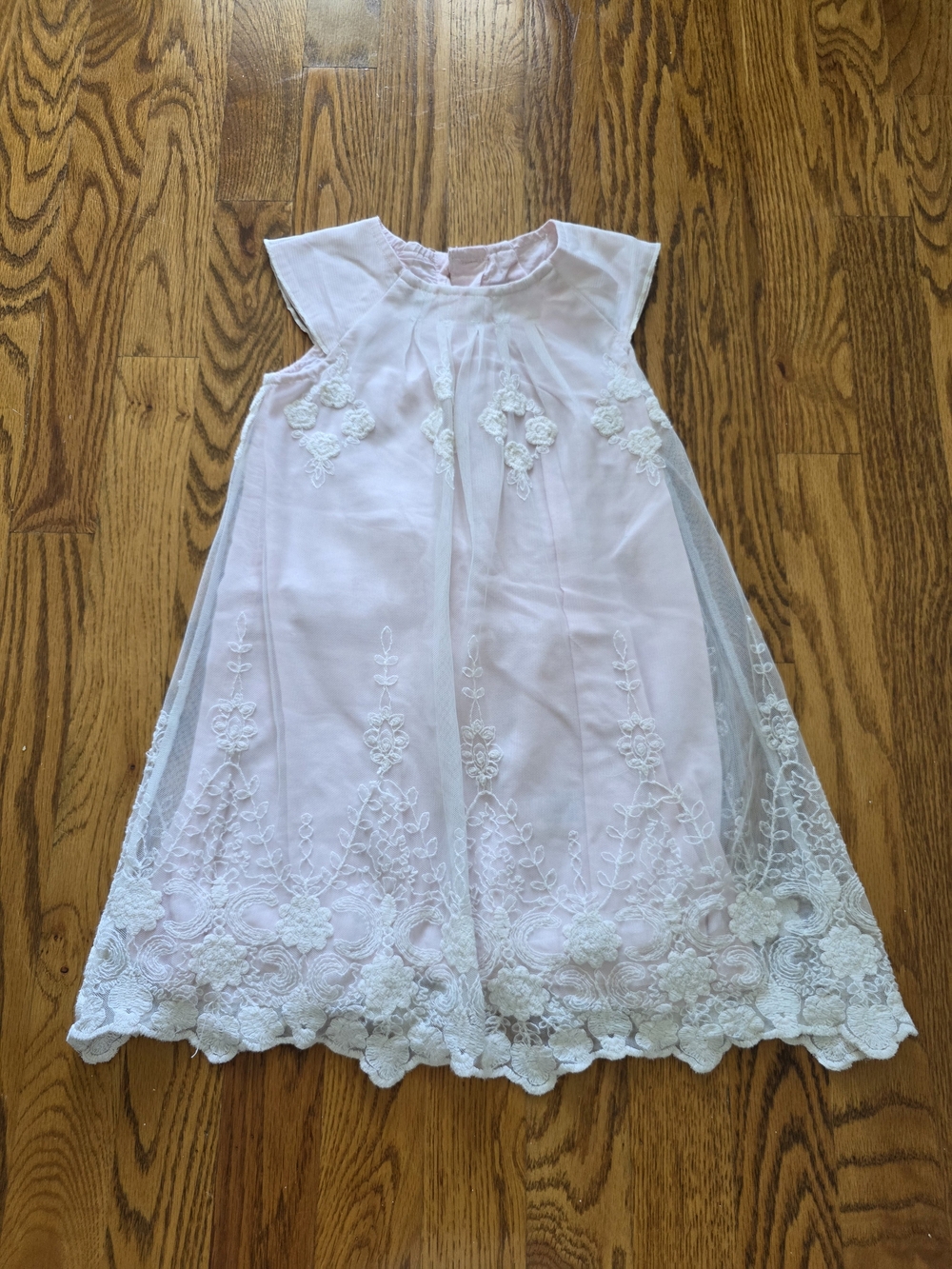 Max Studio Light Pink Cotton Dress Top